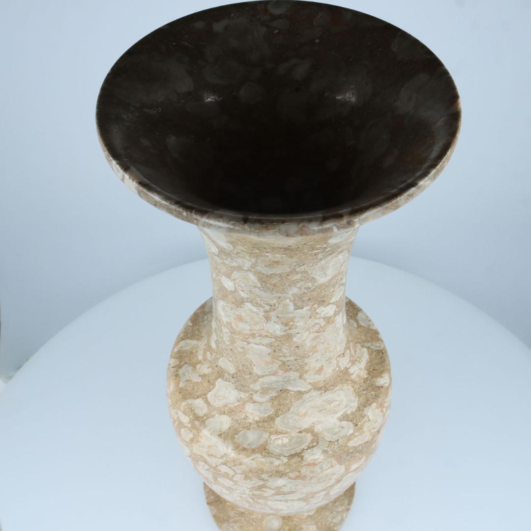 【備品】大理石調 花瓶 オブジェ インテリア 雑貨 フラワーベース 置物