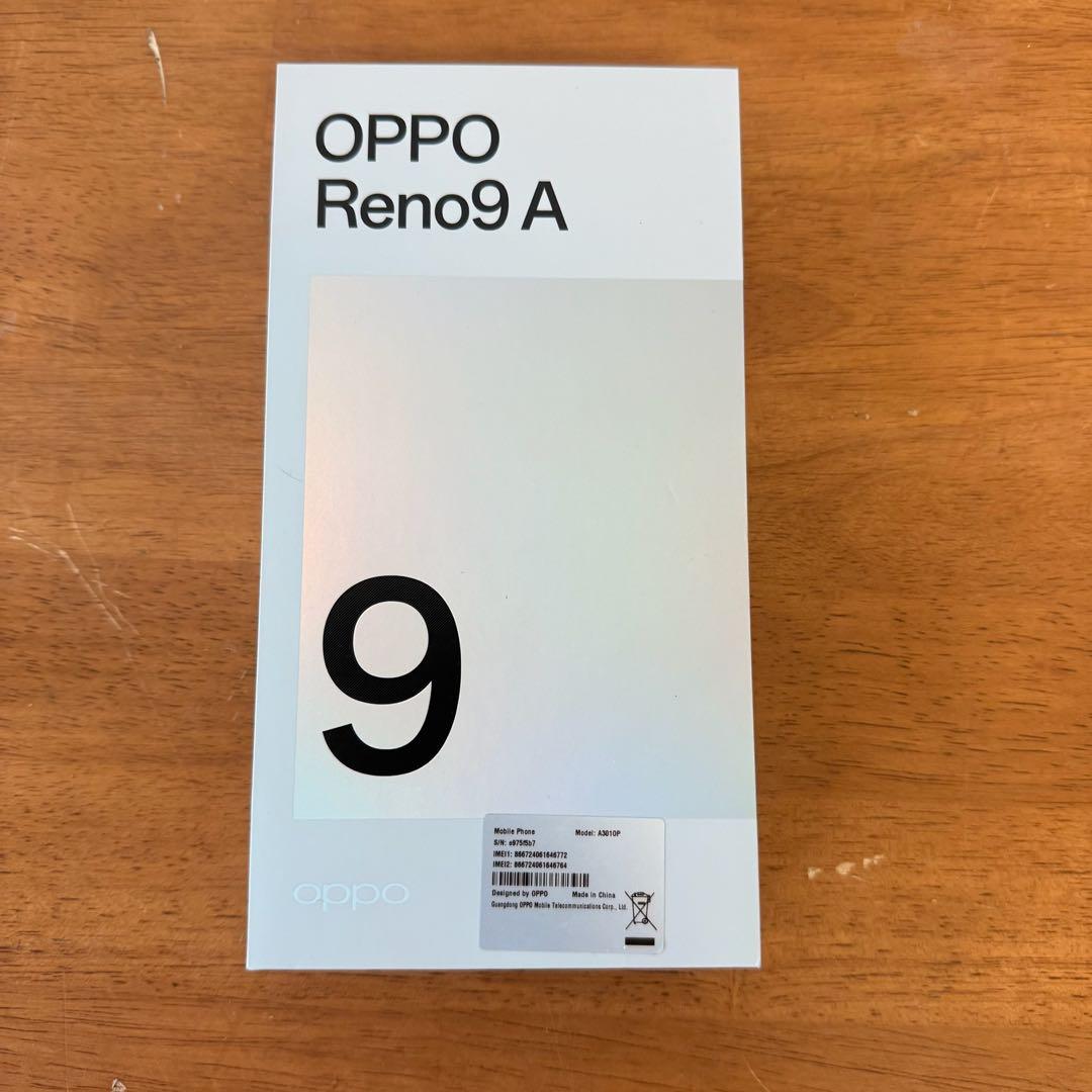 ● 美品 OPPO Reno9 A 128GB ナイトブラック SIMフリー
