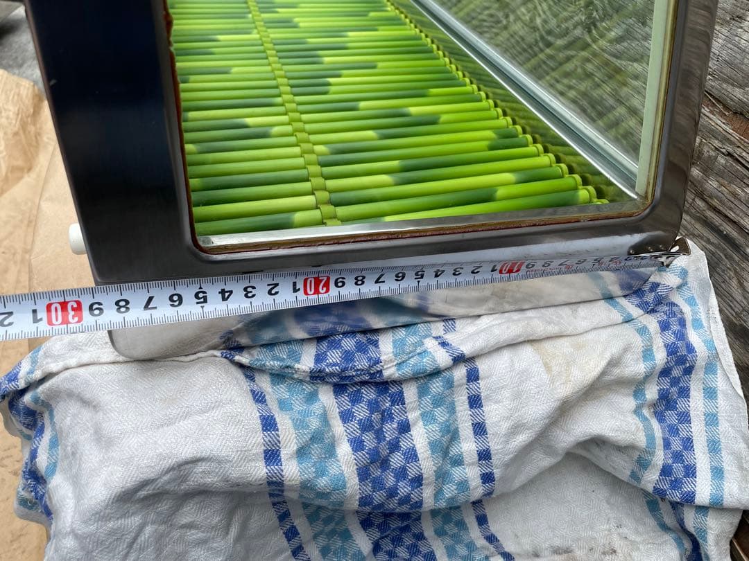 中古品　食品保存容器 ステンレススチール・ガラス製