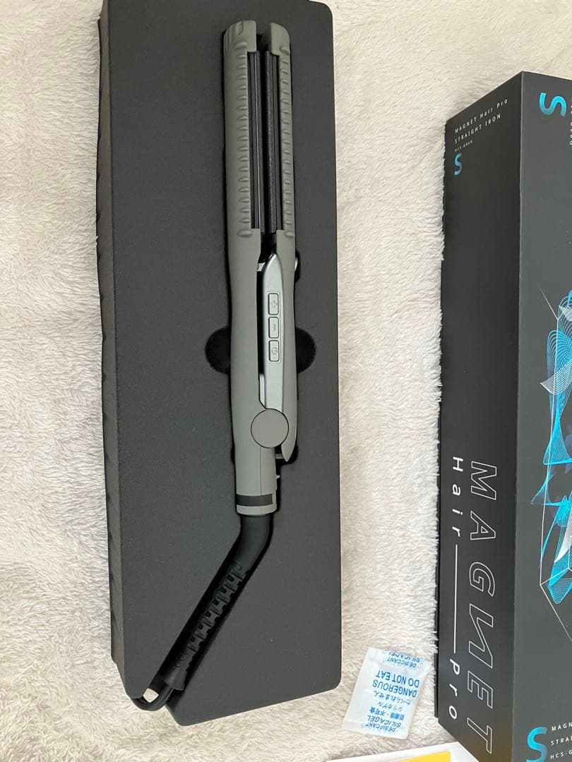 クレイツマグネットヘアプロストレートアイロンS(グレー)