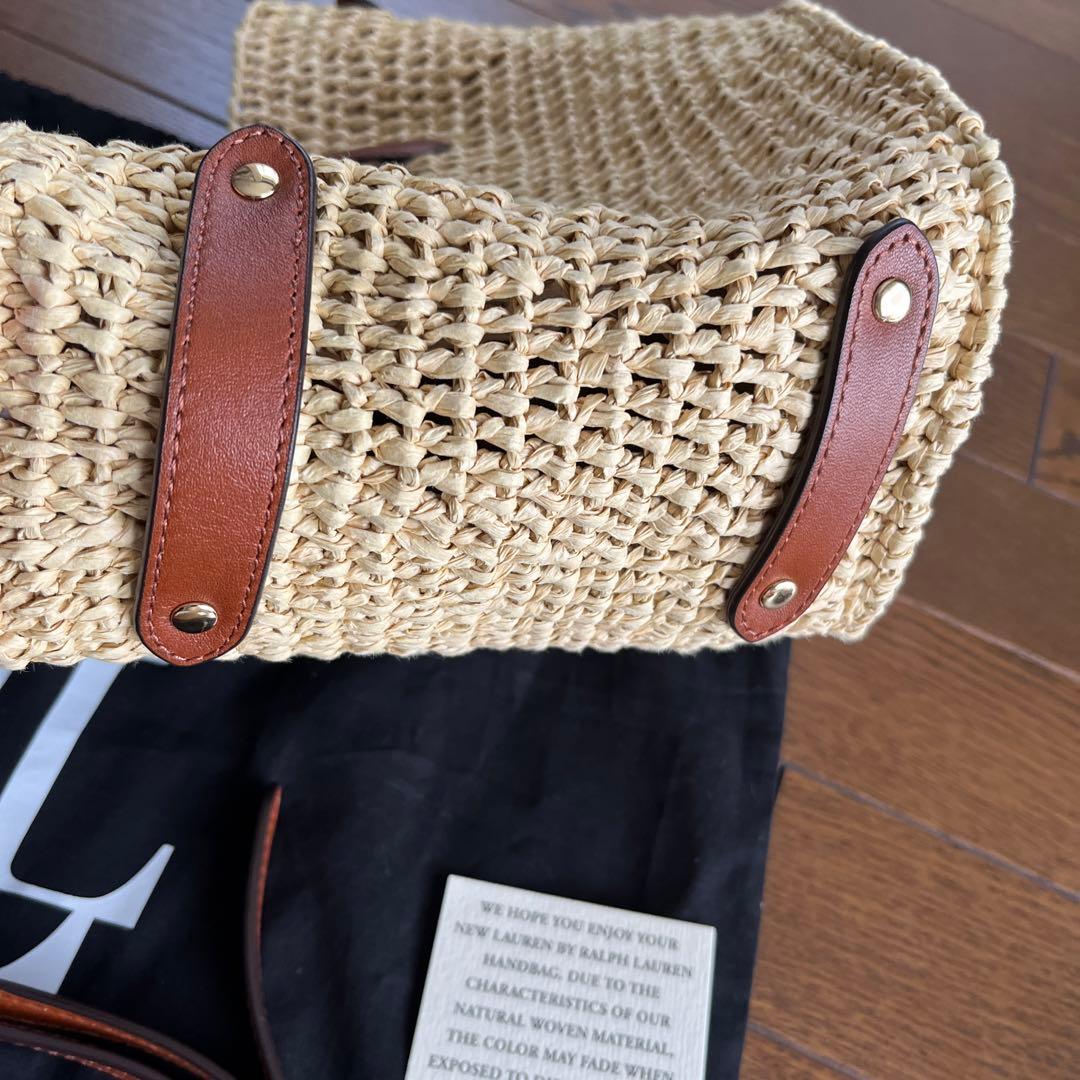 ポロラルフローレン　LAUREN ストロースモールDaphney トートバッグ