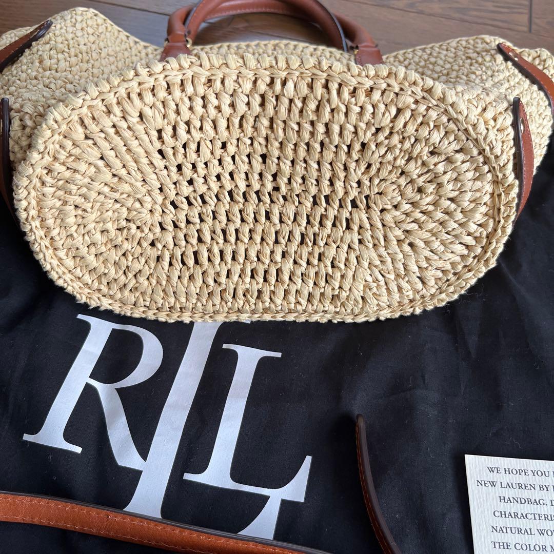 ポロラルフローレン　LAUREN ストロースモールDaphney トートバッグ