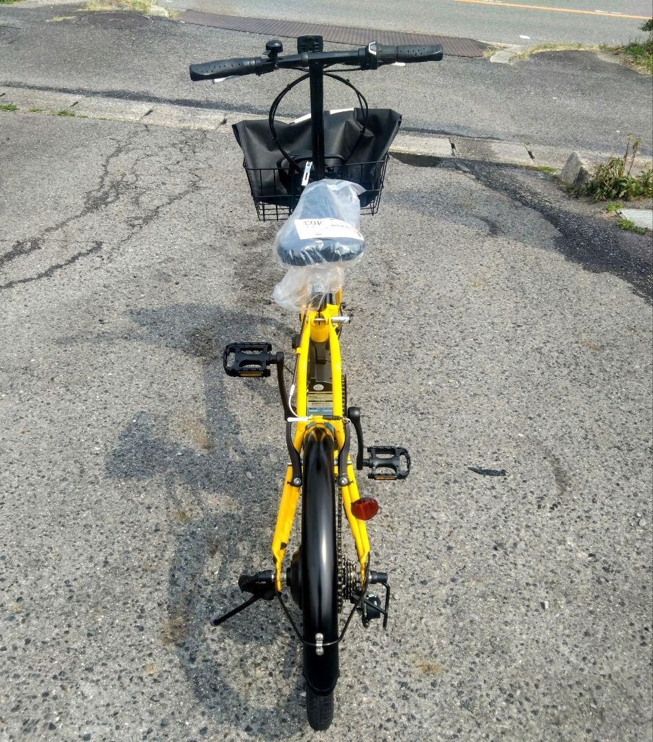 ☆xxxx様☆　HUMMER 折り畳み電動アシスト自転車 １年保証☆黄470☆