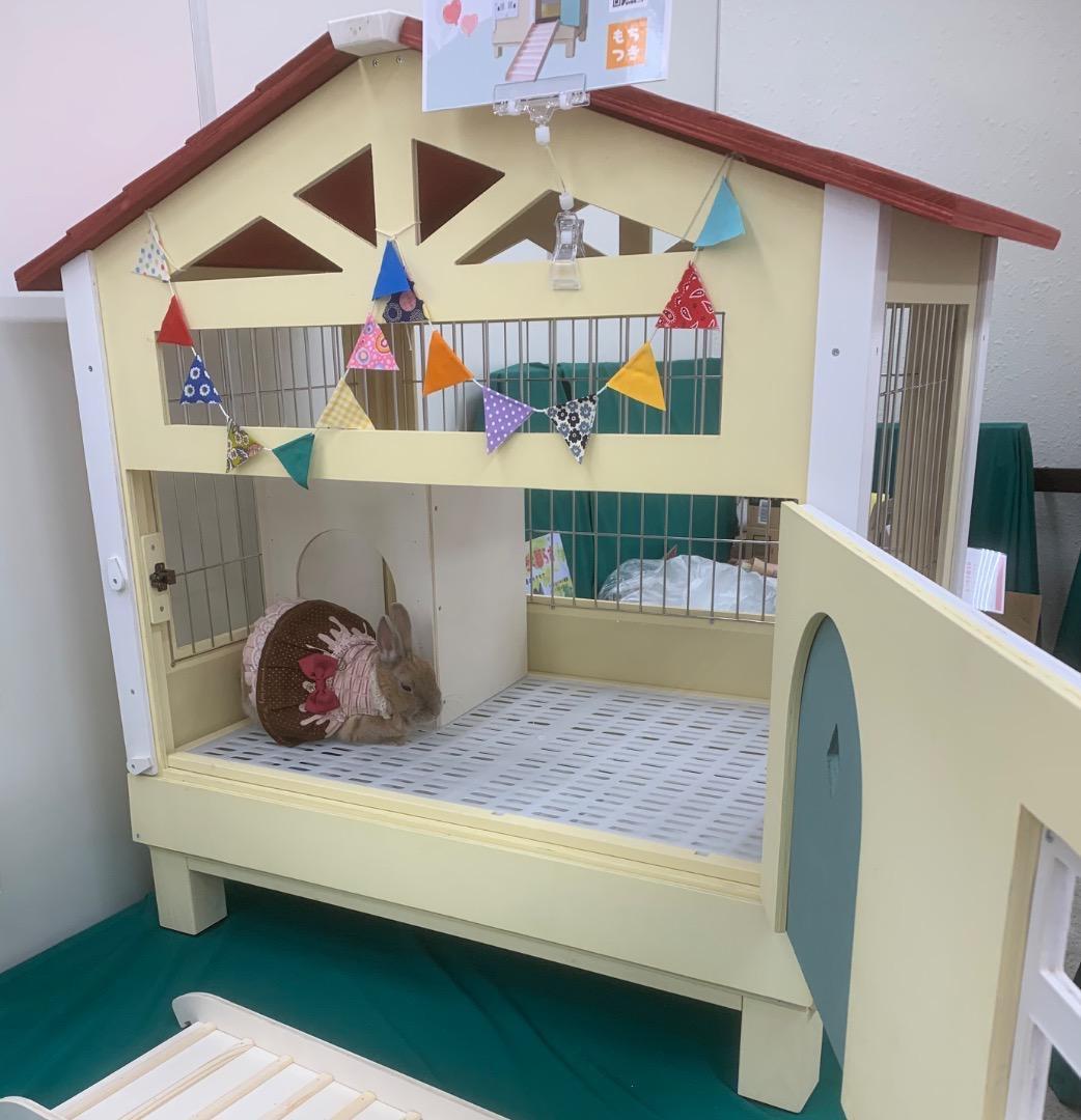 ＊訳あり激安【もちつき】壱番館　北欧デザインペットハウス　うさぎ用ケージ　可愛い