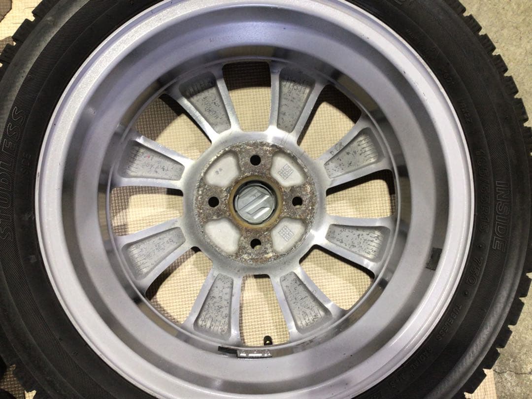 激安 スズキ 純正 165/55R15 VRX2 スタッドレス 4本 送料込み