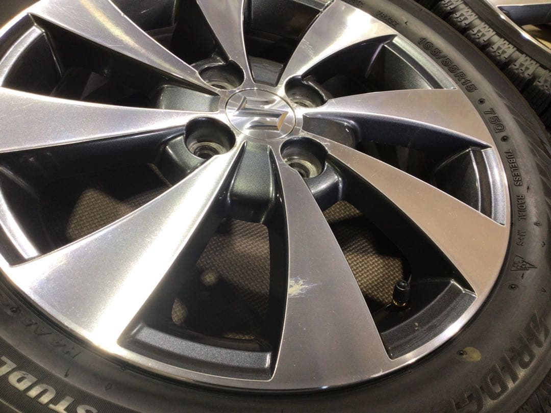 激安 スズキ 純正 165/55R15 VRX2 スタッドレス 4本 送料込み