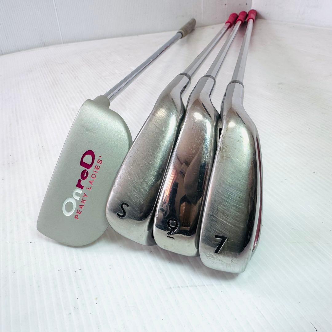 【美品】レディース ゴルフクラブセット OnreD ハーフセット　女性 初心者