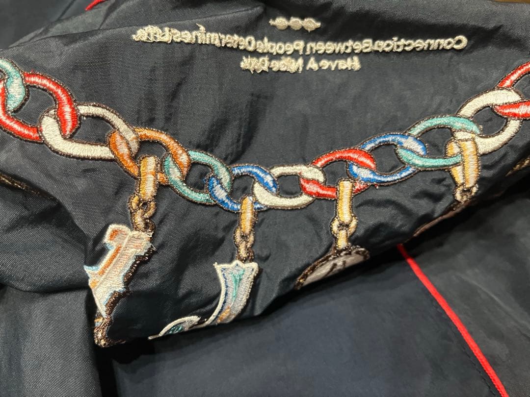 正規品 ボールアンドチェーン エコバッグ 刺繍 L サブバッグ 折りたたみ