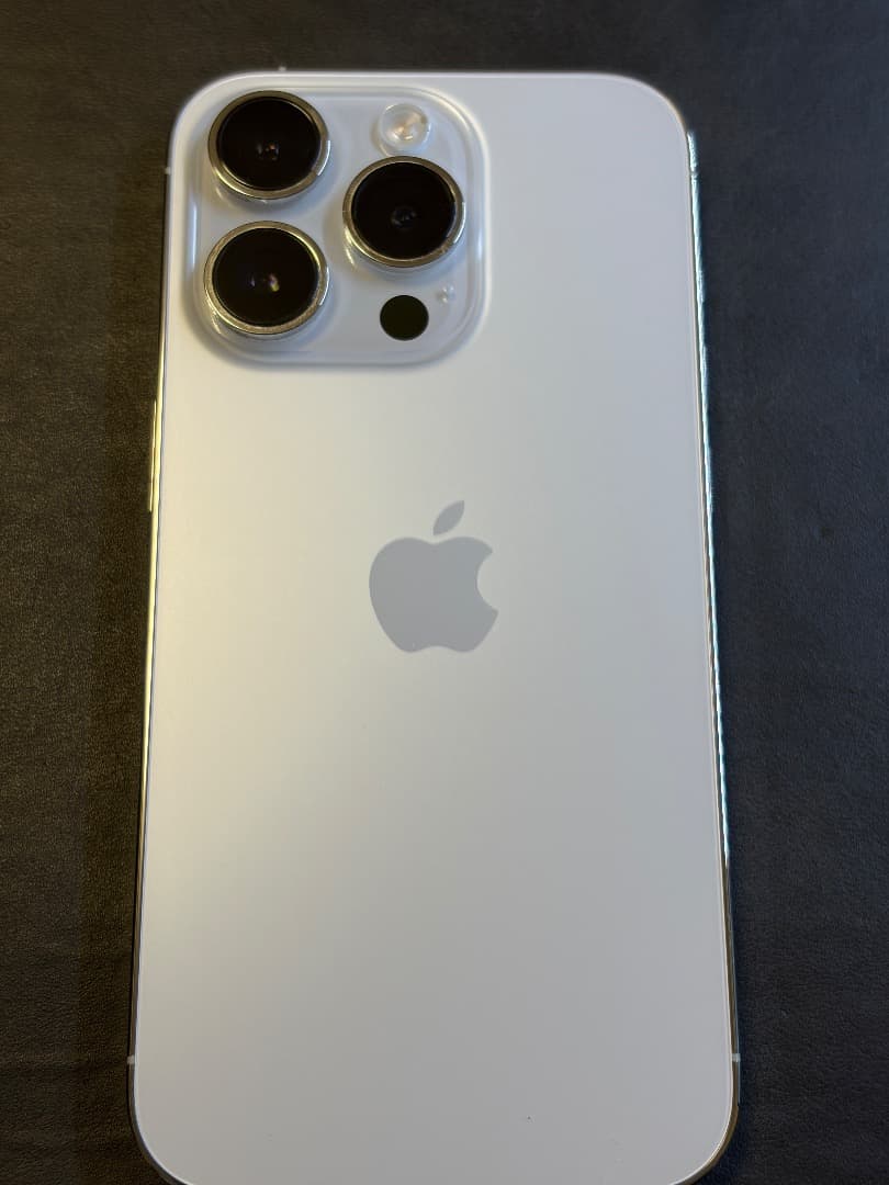 iPhone14Pro シルバー128G+TORRASゼンマイ式ケース