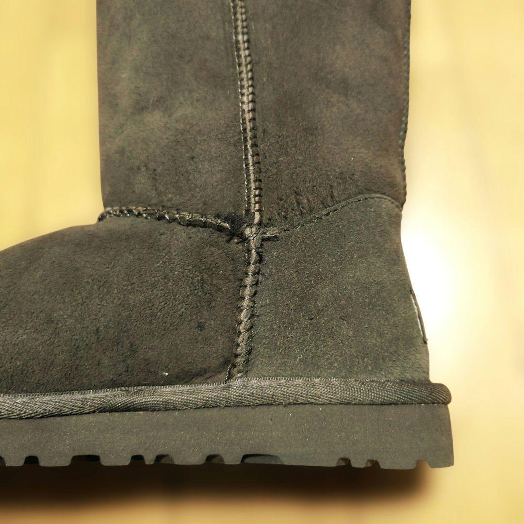 未使用 UGG チョコレート ベイリーボタン トリプレット ムートンブーツ アグ