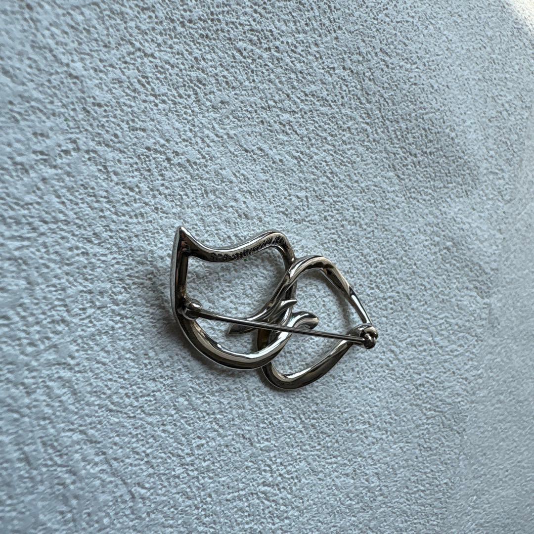 Tiffany broach ティファニーブローチ　ダブルリーフ