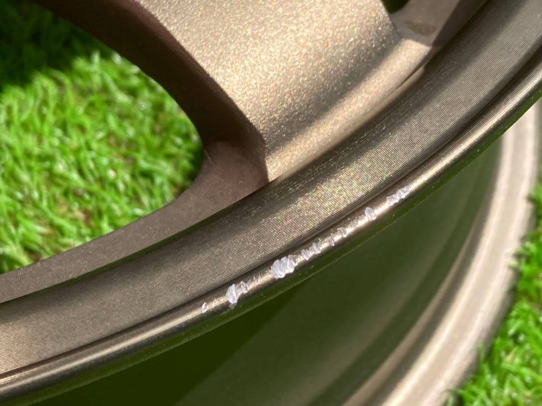 AZ-1のフロントで使用 RAYS TE37 14インチ6J114.3ホイール