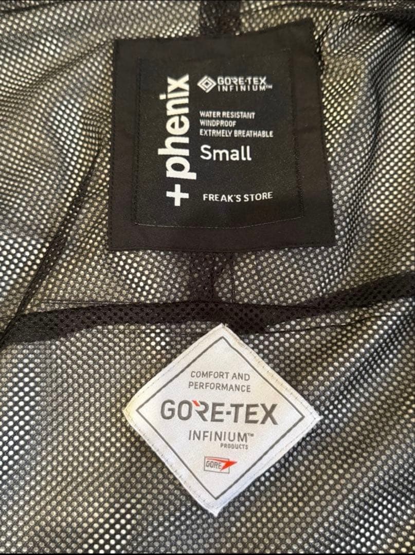 プラスフェニックス GORE-TEX スタンドジップブルゾン　+phenix