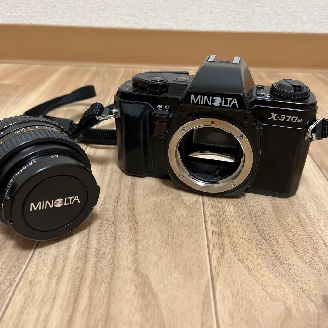 【動作確認】逆輸入ミノルタX-370N 35mm一眼レフタムロン71A望遠レンズ