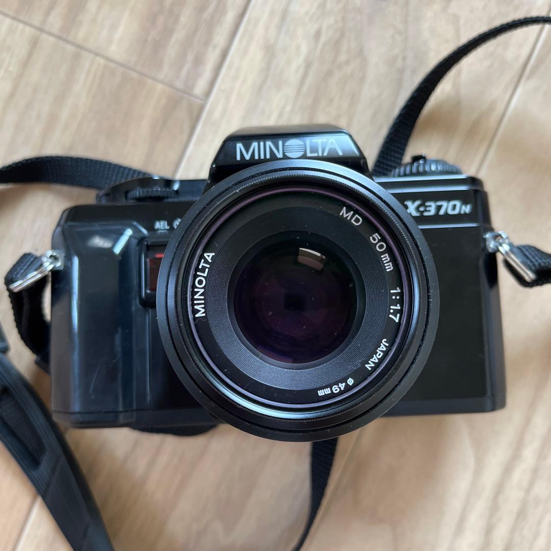 【動作確認】逆輸入ミノルタX-370N 35mm一眼レフタムロン71A望遠レンズ