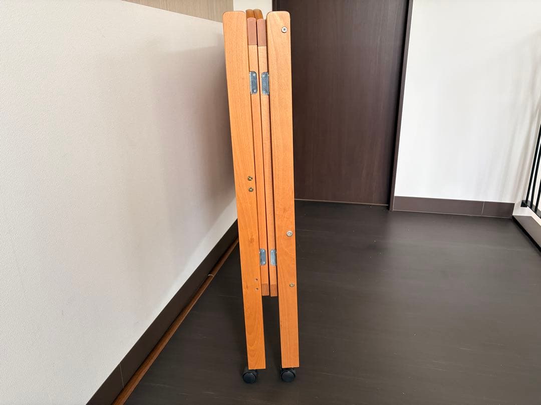 スリーピー木製ベビーベッド「ワンタッチハイベッドパル」