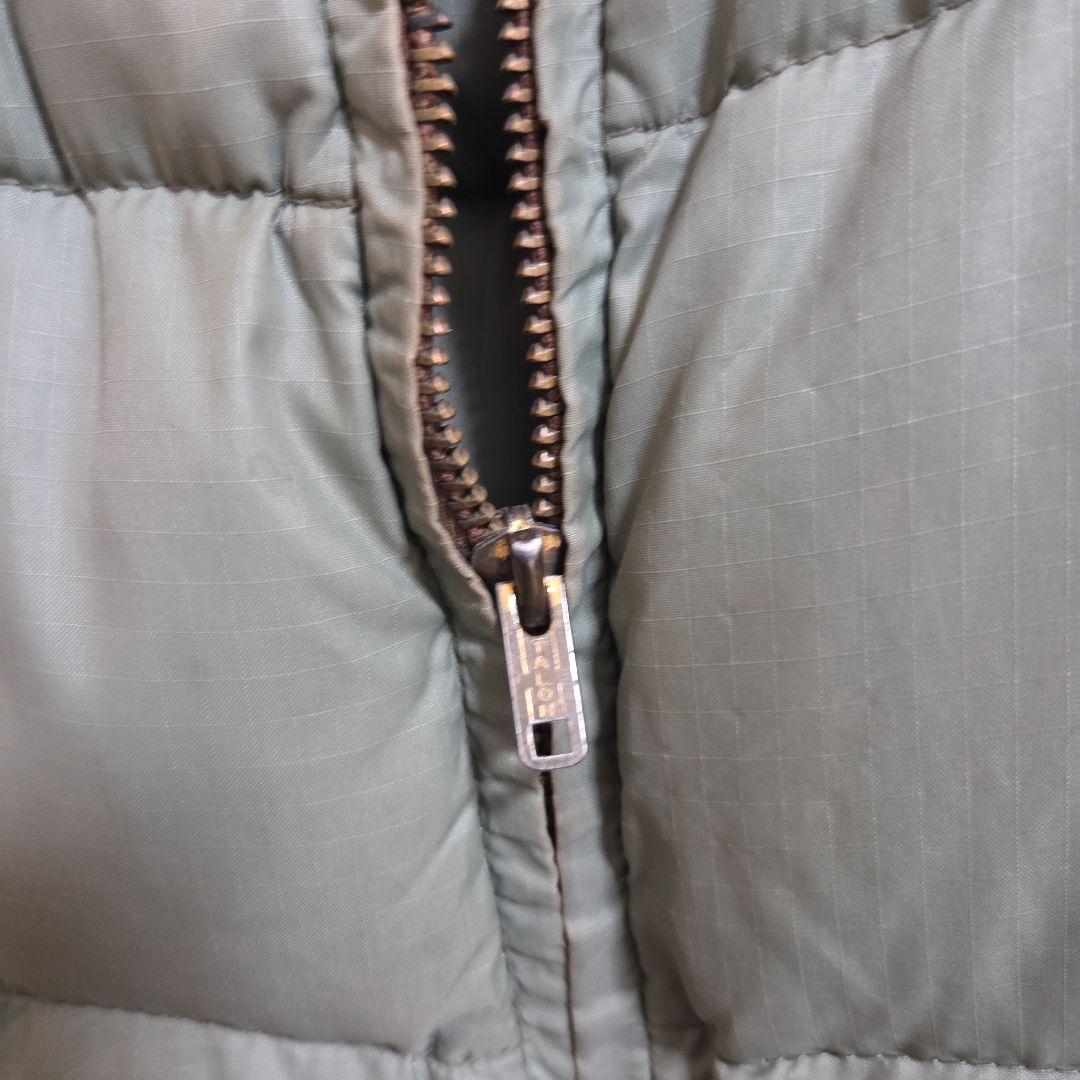 Eddie Bauer グリーン ダウンベスト　黒タグビンテージ