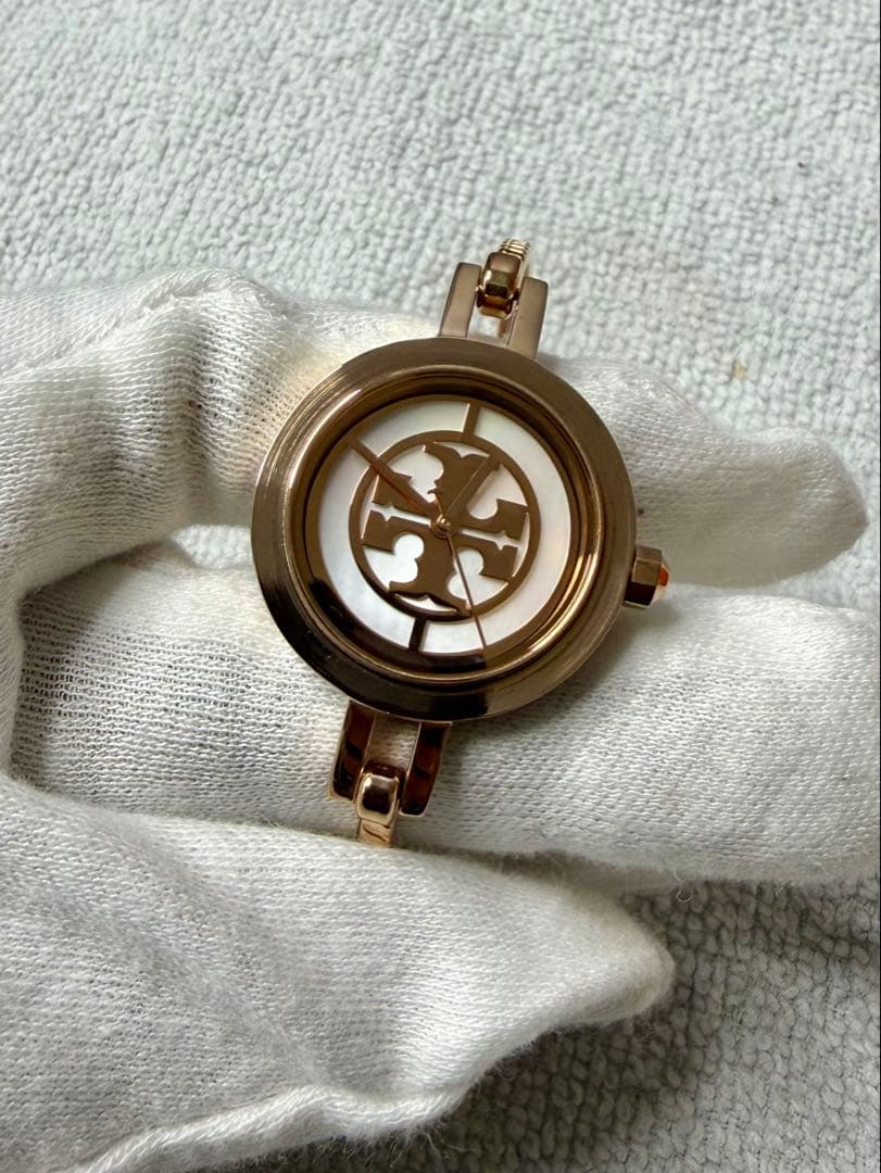 TORYBURCH 腕時計 美品 交換ベゼル付き 箱・タグ・ケアブックレットあり