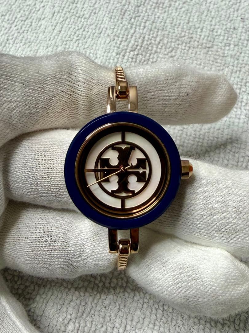 TORYBURCH 腕時計 美品 交換ベゼル付き 箱・タグ・ケアブックレットあり