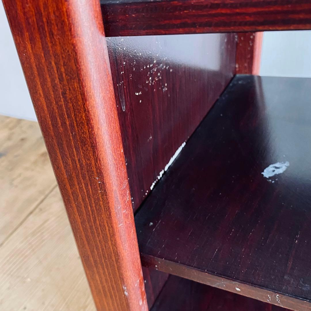 2点セット オールド カリモク シューズラック 電話代 棚 レトロ y21