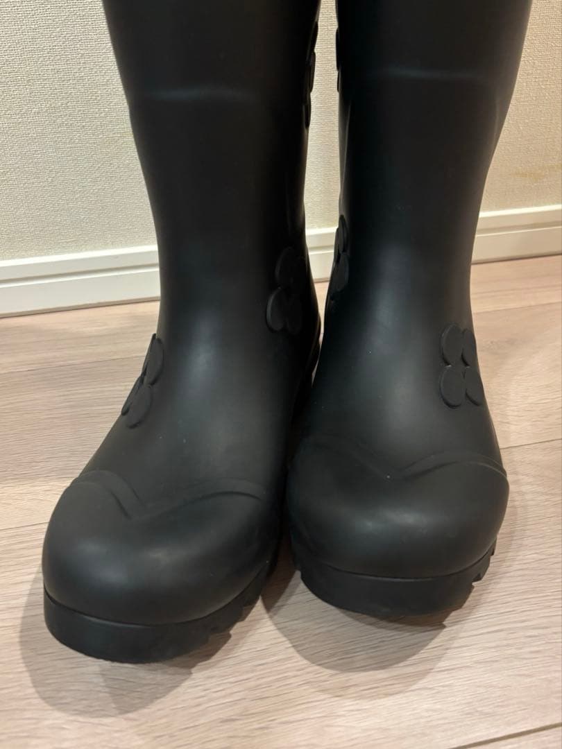 靴 X MINJUKIM FLORAL SHADOW BOOTS LONG