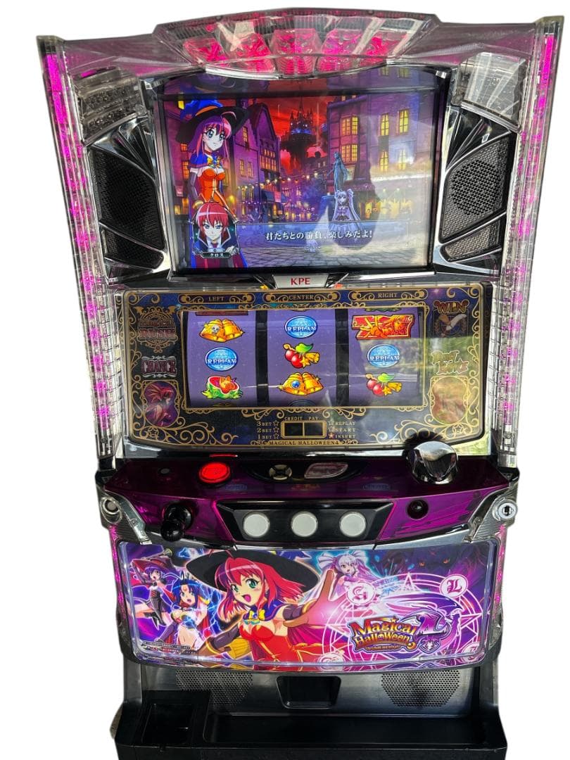【即使用可・美品】マジカルハロウィン4 実機 スロット本体　不要機