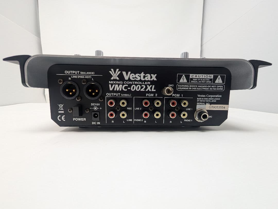 Vestax VMC-002XL DJミキサー 元箱あり リスニング使用のみ美品