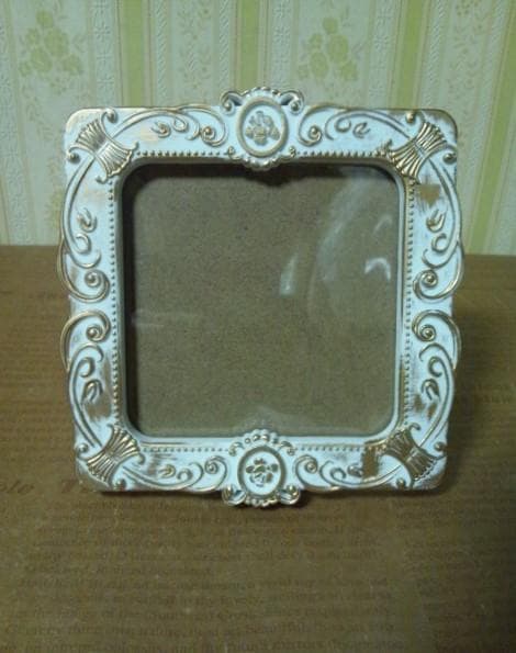 クラシカル フォトフレーム ＊ ホワイト ゴールド b