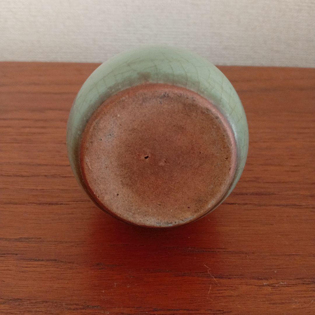 青磁　徳利　（古唐津、李朝、高麗）