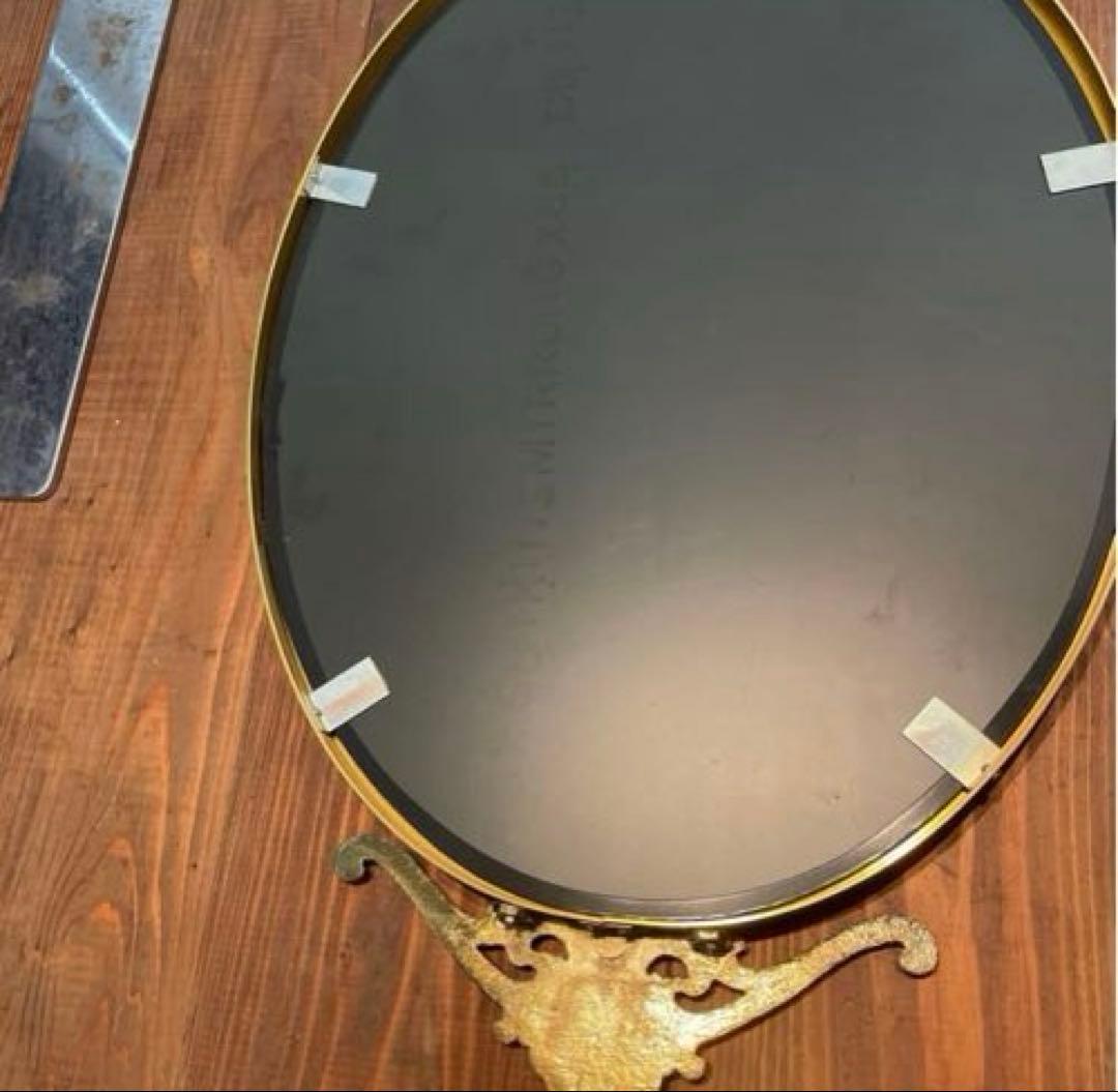 美品　ヴィンテージ　ウォールミラー　壁掛け鏡　雰囲気ある　飾りやすいサイズ