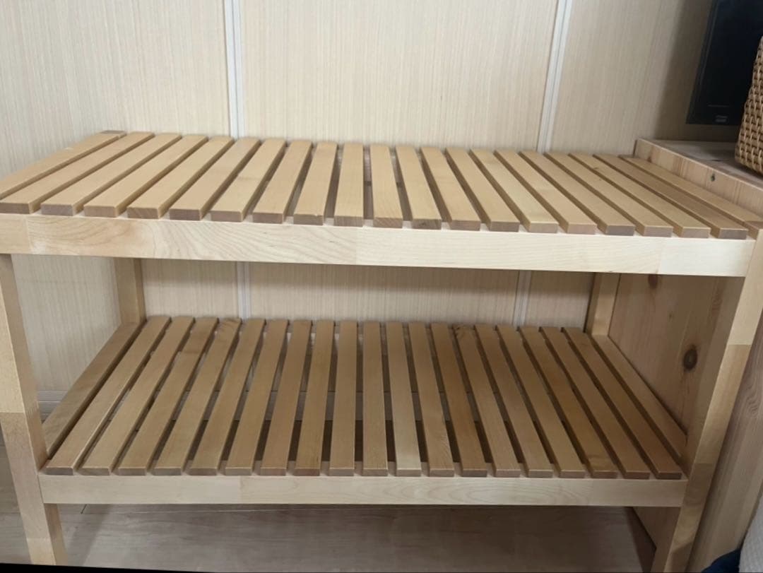 【美品】ベンチIKEA モルゲル MOLGER ベンチ 送料込み