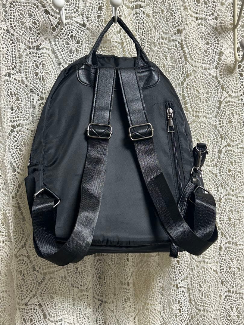 50830A ミナペルホネンハーフハンドメイドリュック　 ミニポーチ付き