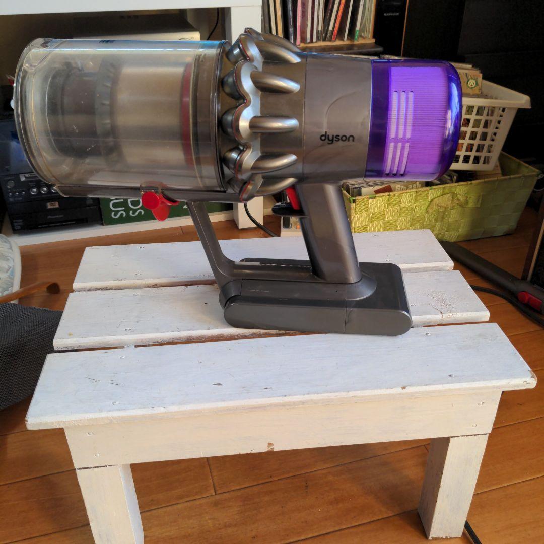 Dyson SV14コードレスクリーナー 本体 グレー/パープルスタンド付