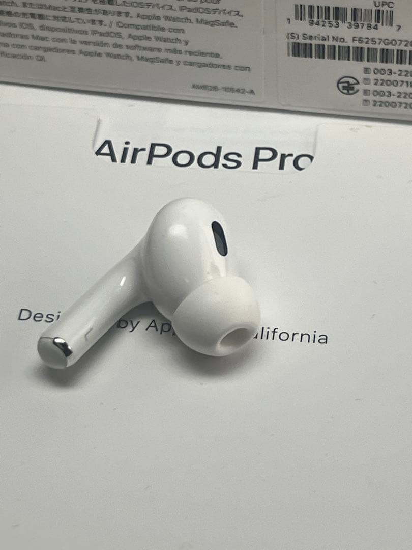 Apple AirPods pro第2世代左イヤホンのみA2698正規品美品