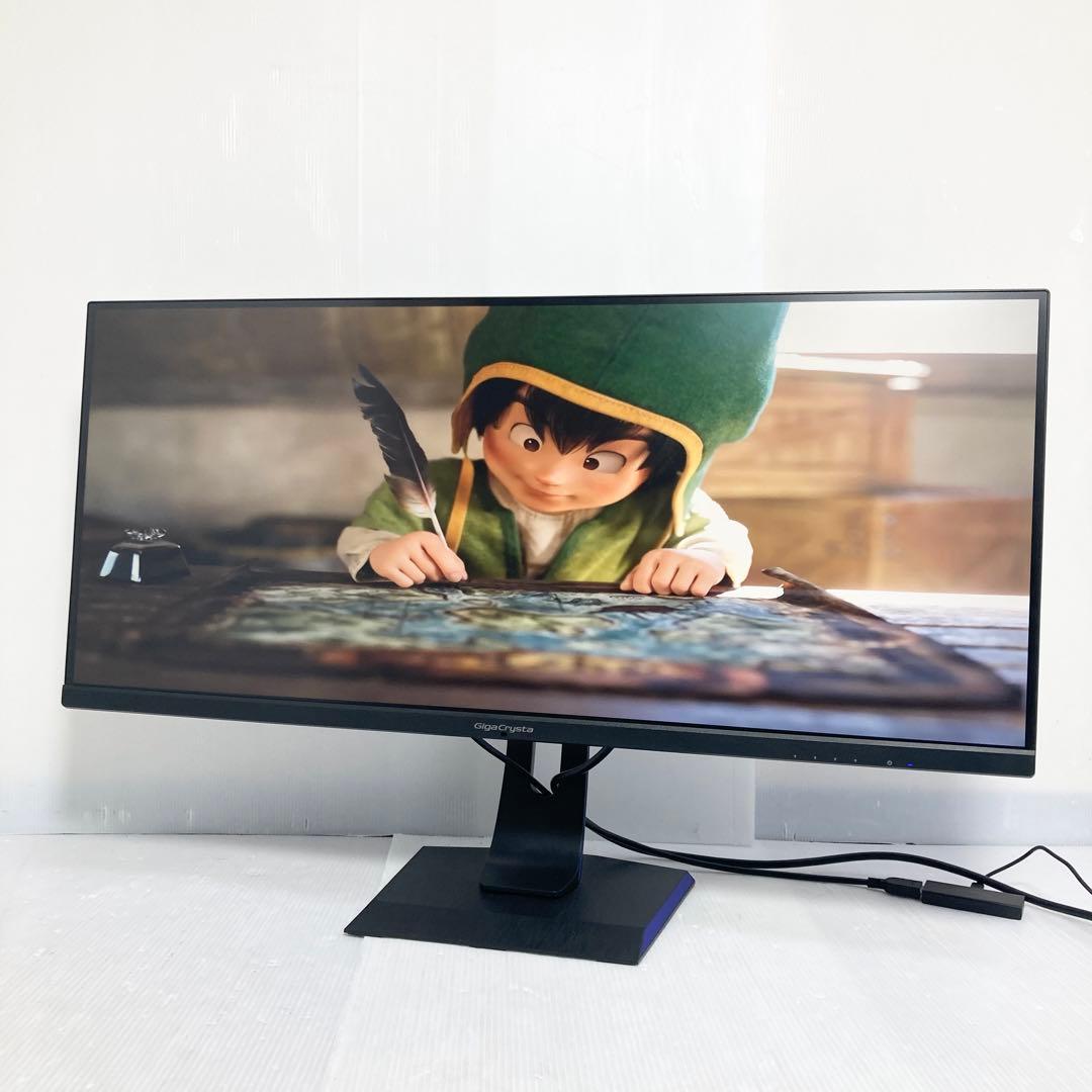 美品 アイオーデータ機器 ゲーミングモニター GigaCrysta 34型