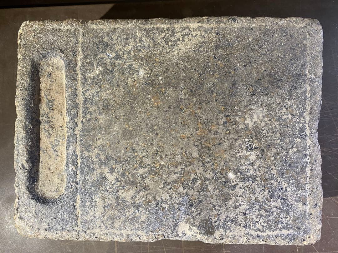 李朝アンティーク　自然石　硯 ・飾り台　花台・香台　ヴィンテージ　レア