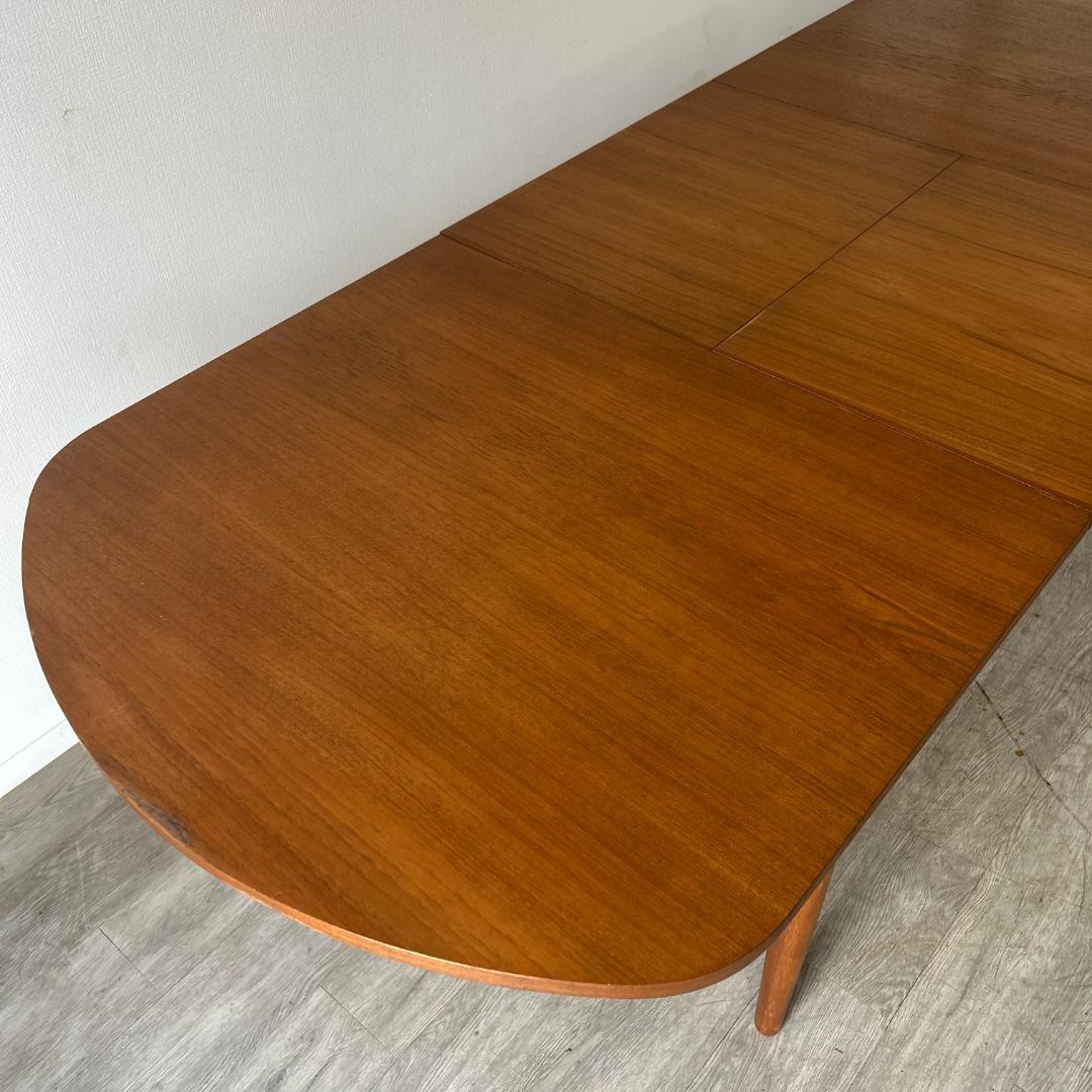 イギリス アンティーク家具 北欧 拡張 ダイニングテーブル 1960年 934A