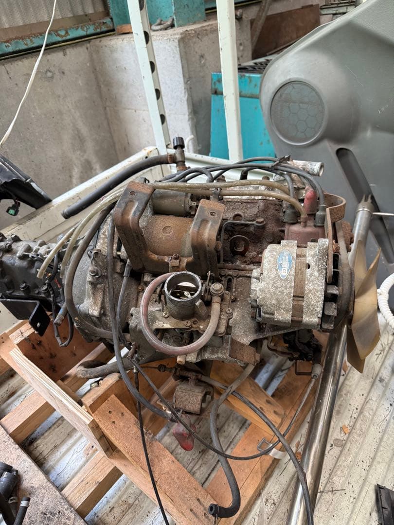 sj10 ジムニー 昭和55年　実動　ガソリンエンジン フロントマウント用