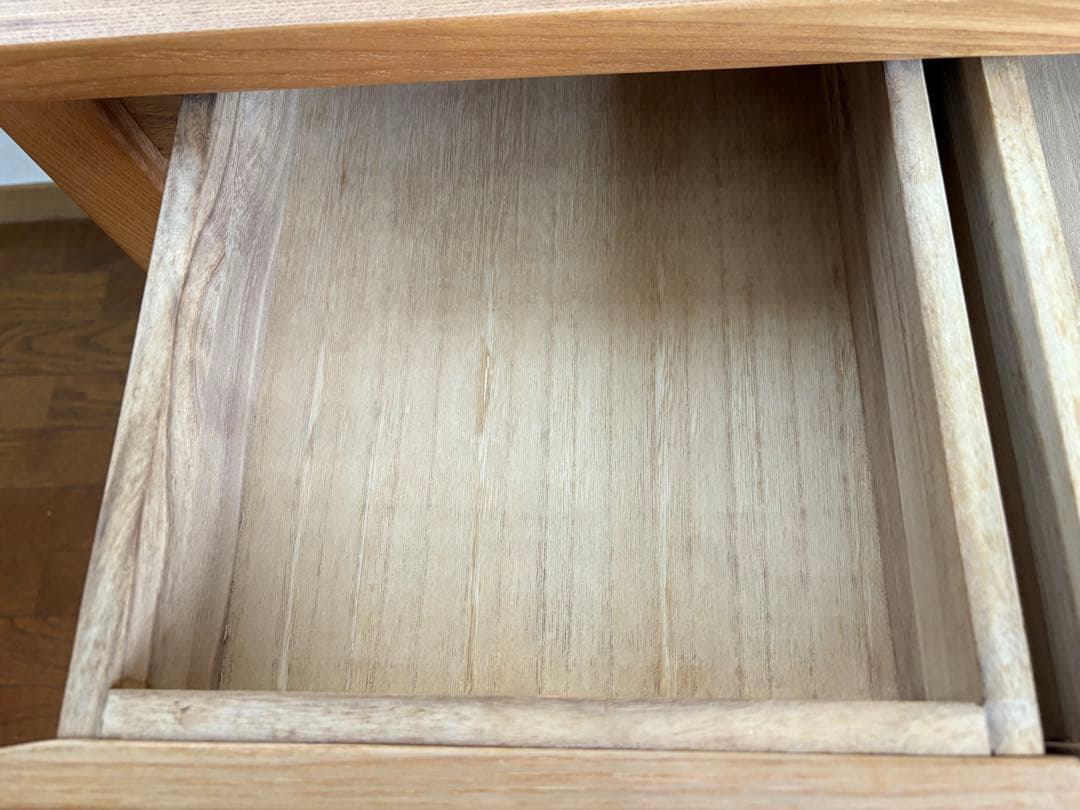 【送料込】無印良品：タモ材パーソナルデスク