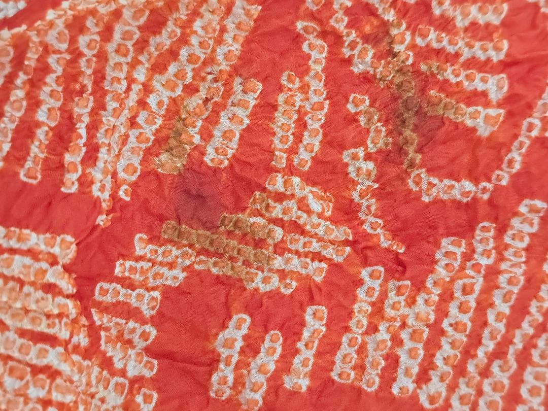 七五三　5歳～　アンティーク 正絹　着物　セット　女の子 c90