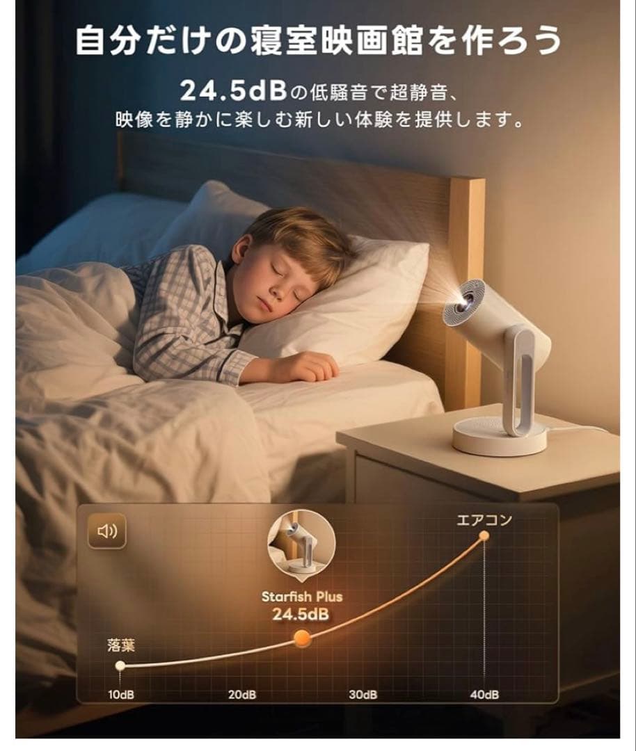 Google TV搭載 Netflix公式ライセンス ETOE プロジェクター