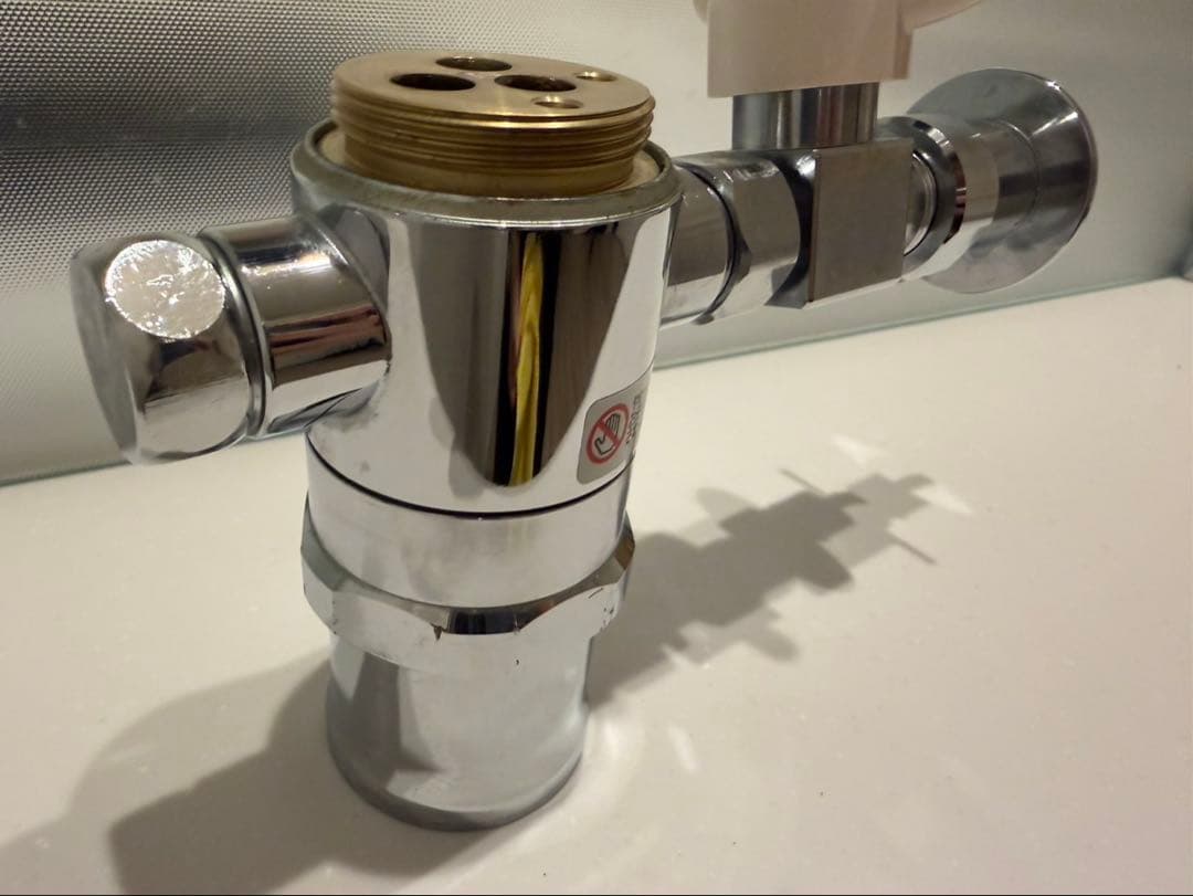 SANEI シングル混合栓用分岐アダプター　B98-AU6 PT3320付き