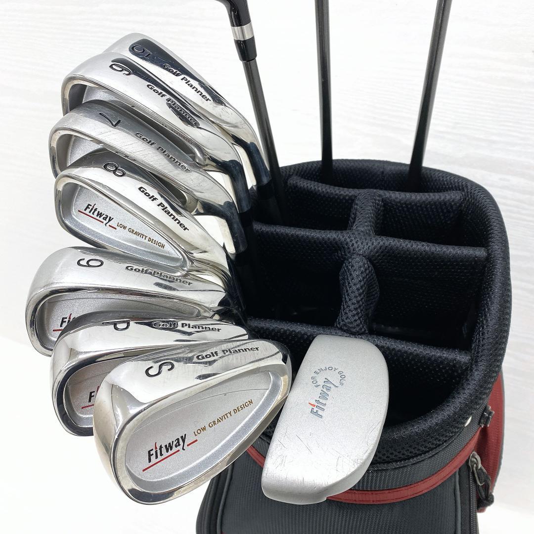 【初心者様推奨‼】 Fitway フィットウェイ メンズ ゴルフ クラブ セット