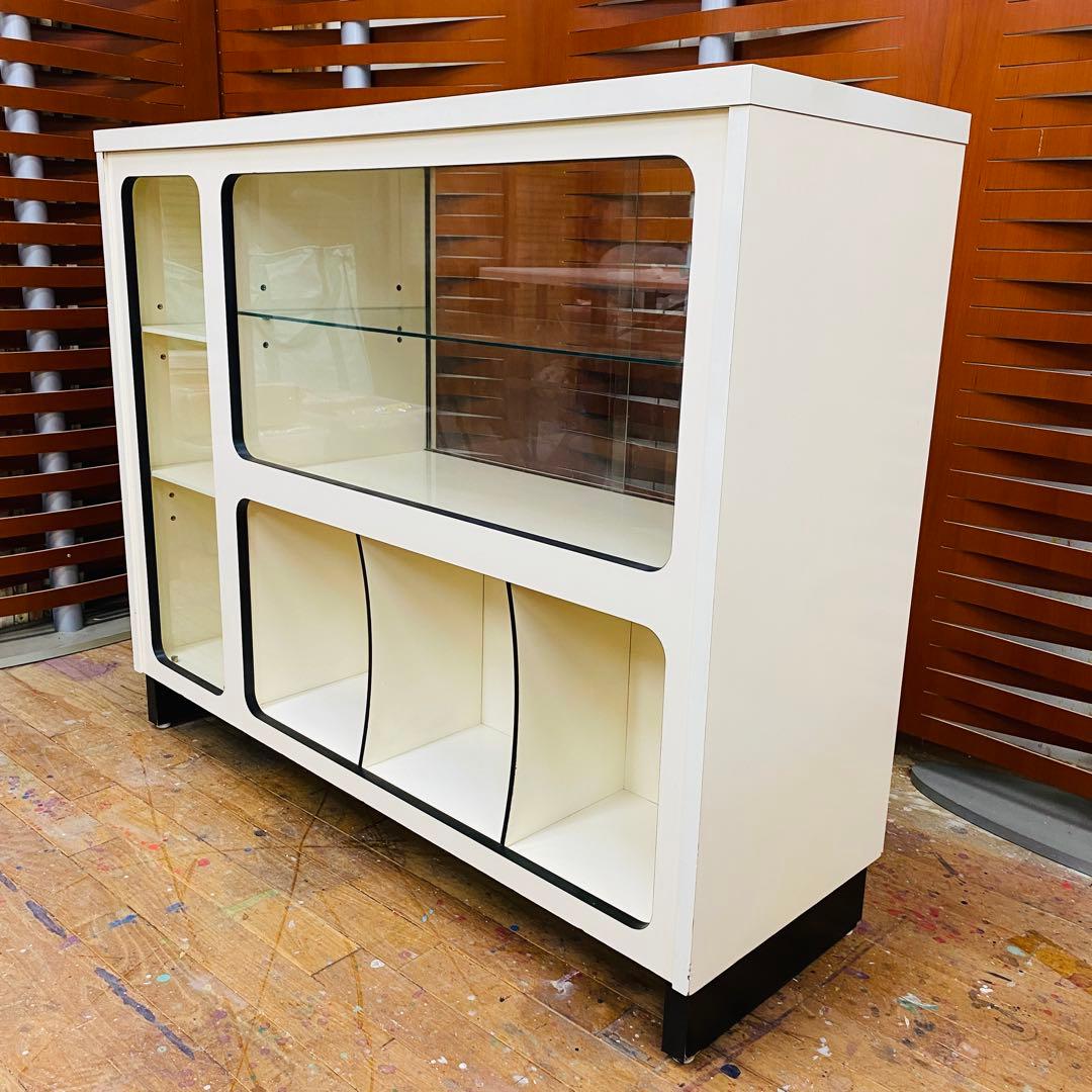 ショーケース 店舗什器 ディスプレイ 展示棚 飾り棚 店舗用レジ台 昭和レトロ