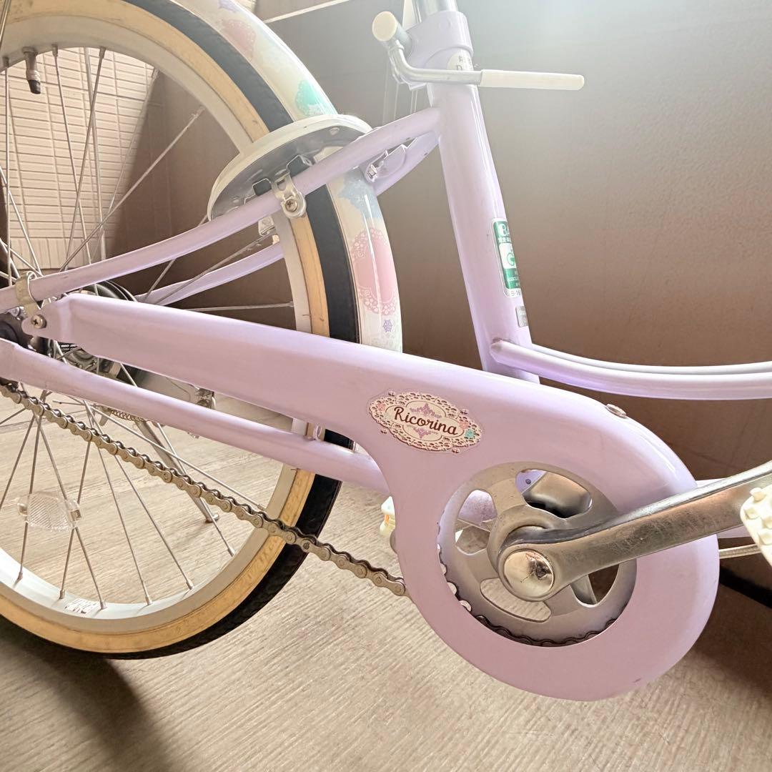 【東京】22インチ　ブリジストン　リコリーナ　ラベンダー　引き取り限定品