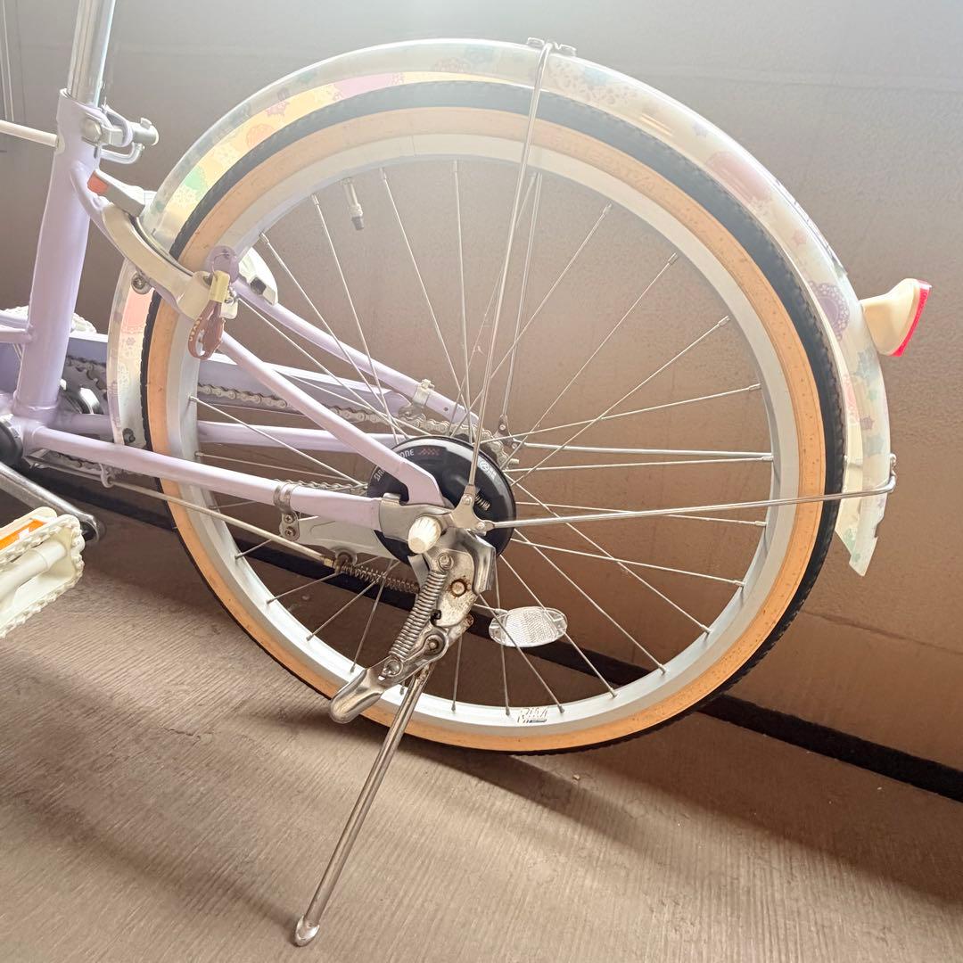 【東京】22インチ　ブリジストン　リコリーナ　ラベンダー　引き取り限定品