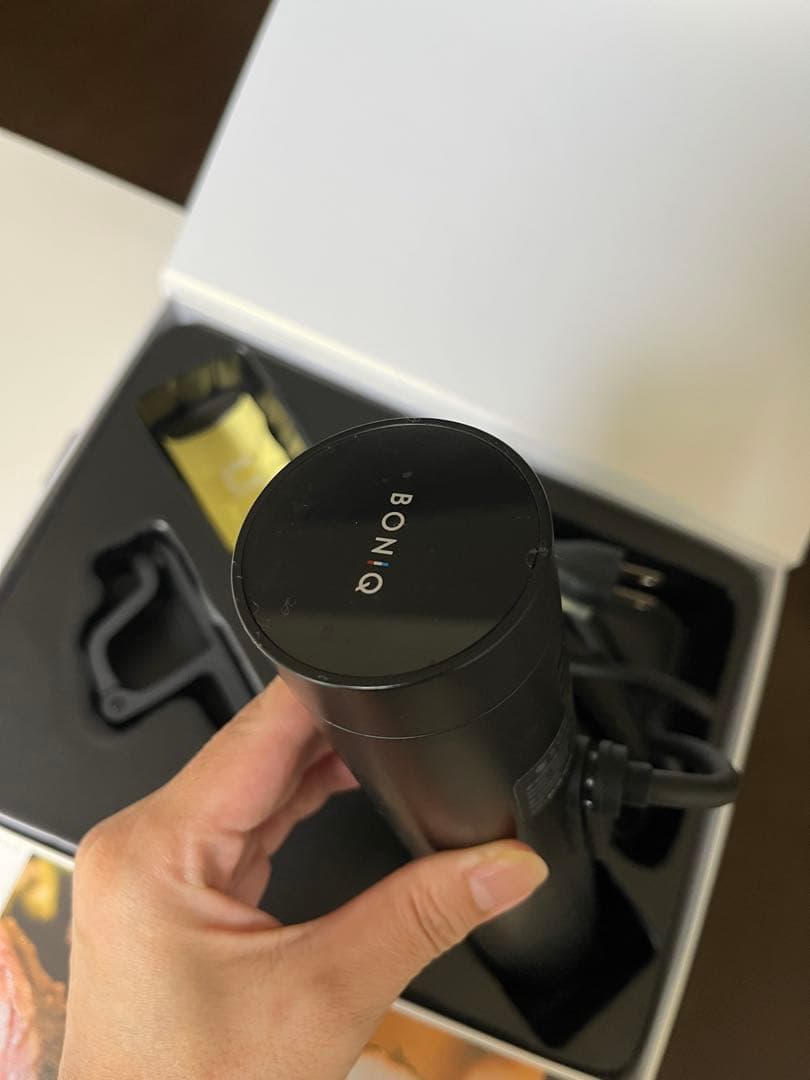 BONIQ 低温調理器 ブラック　美品　翌日発送　箱、マニュアル全完備