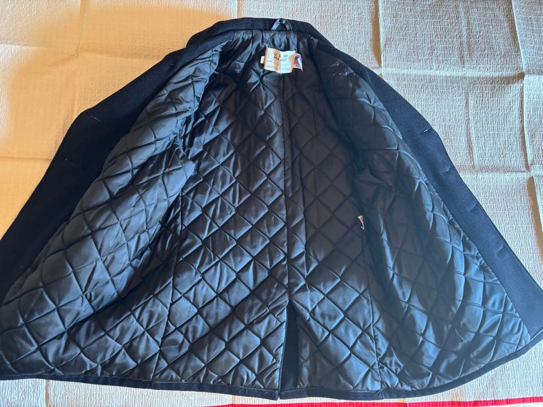 【大きめ】SCHOTT U.S. 740N PEAJACKET 42 ネイビー