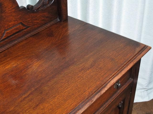 英国 イギリス アンティーク ジャコビアン様式 ブルボーズレッグ サイドボード