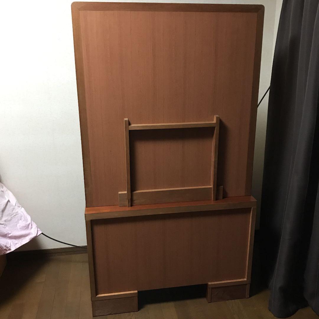 お値下げ⤵️ アンティーク シンプル木製ドレッサー　送料込み　チーク材